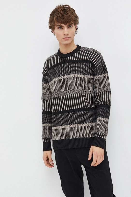 Hollister Co. sweter pozostałe czarny KI320.3052.909