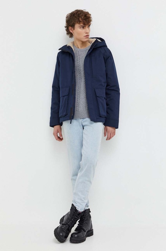 Hollister Co. pulover KI320.3055.122 gri AW23