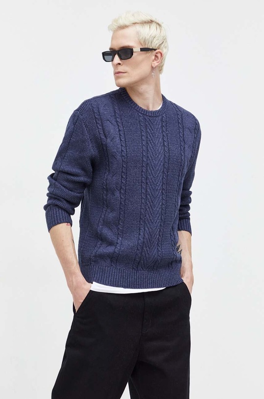 Hollister Co. sweter pozostałe granatowy KI320.3055.202