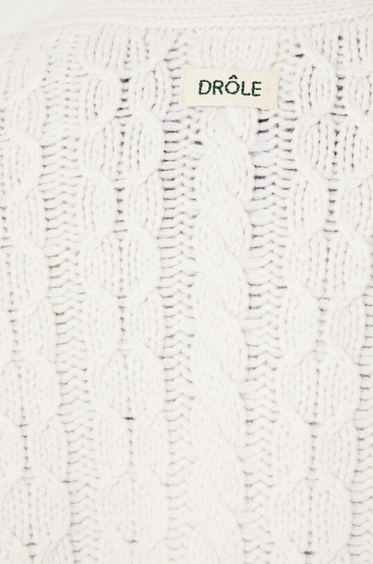 Drôle de Monsieur kardigan wełniany Le Cardigan Torsades C.CA113.WO018.CM