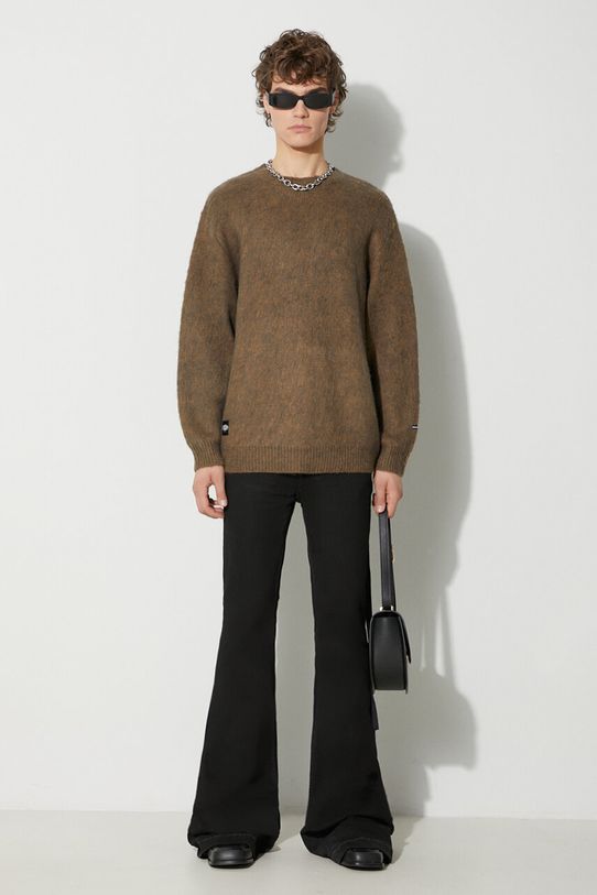 Пуловер с вълна Manastash Aberdeen Sweater 7923240001 кафяв AW23