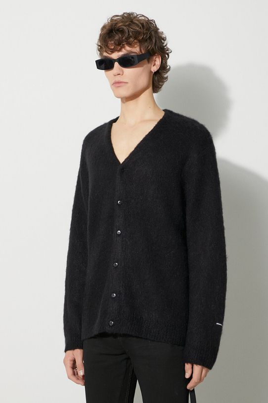 Manastash wool blend cardigan Aberdeen Kurtigan '23 wool-blend black 7923241003