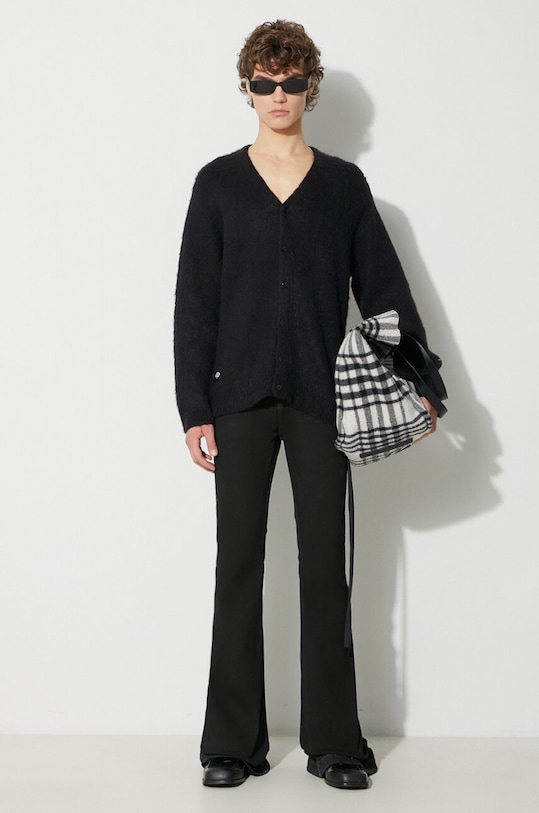 Manastash wool blend cardigan Aberdeen Kurtigan '23 7923241003 black AW23