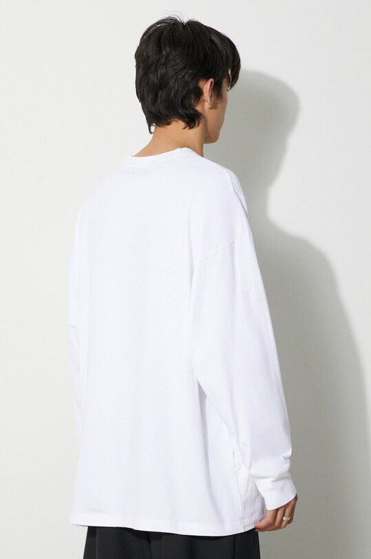 Oblečení Bavlněné tričko s dlouhým rukávem Undercover Sweatshirt UC2C4807.2 bílá