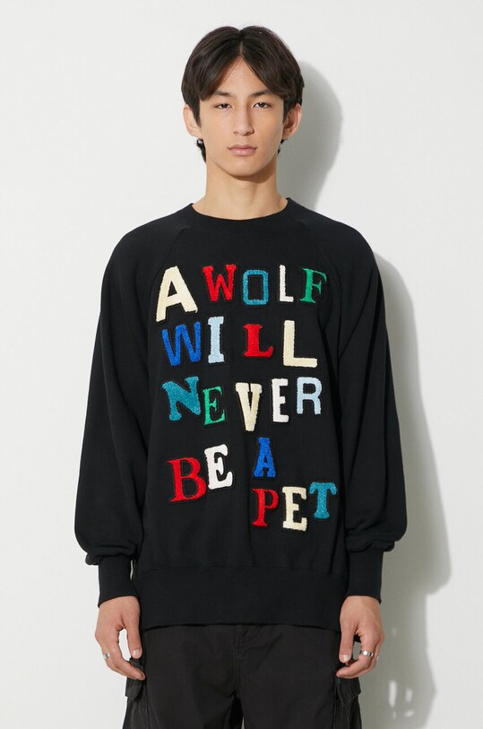 Bavlněná mikina Undercover Sweatshirt černá UC2C4811.2