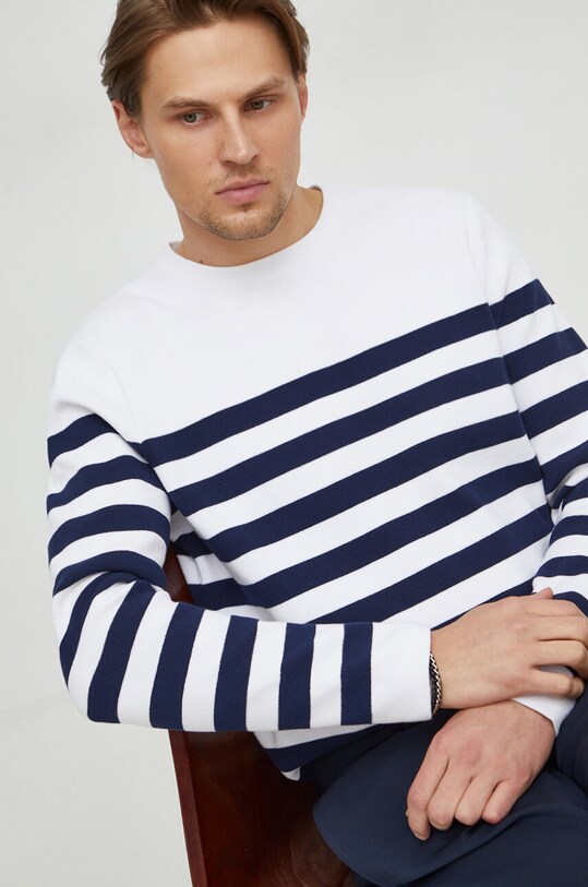 Хлопковый свитер Michael Kors хлопок тёмно-синий CR460ALFE5