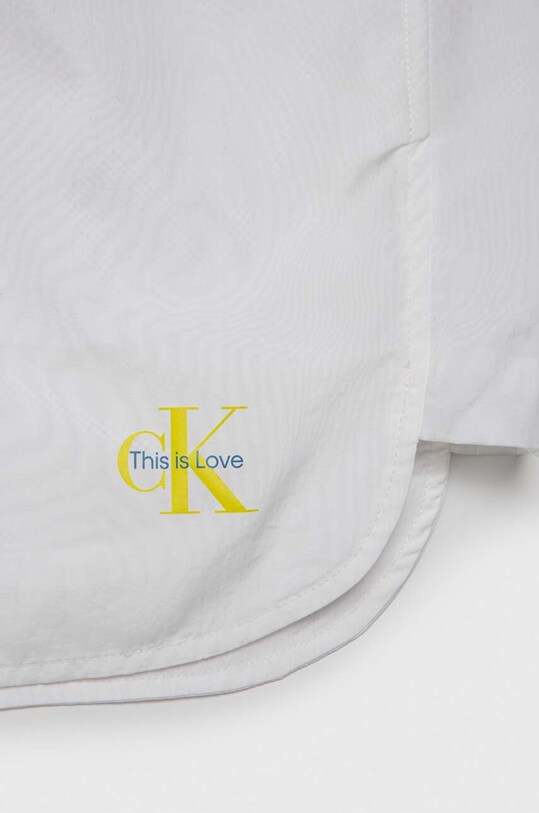 Îmbrăcăminte Calvin Klein Jeans pantaloni scurti J40J400289 alb