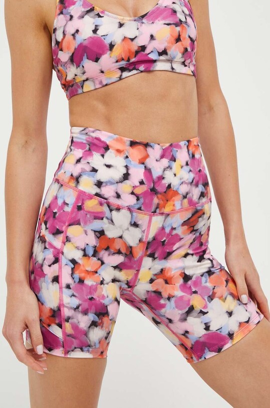 Roxy pantaloni scurți de antrenament Heart Into It tricotaj violet ERJNS03440