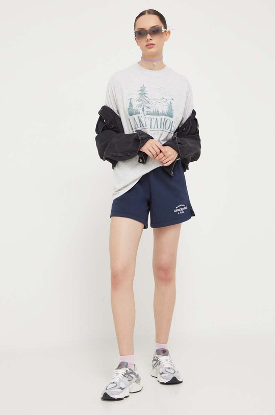 Abercrombie & Fitch pantaloni scurti KI149.3364.200 bleumarin AW23