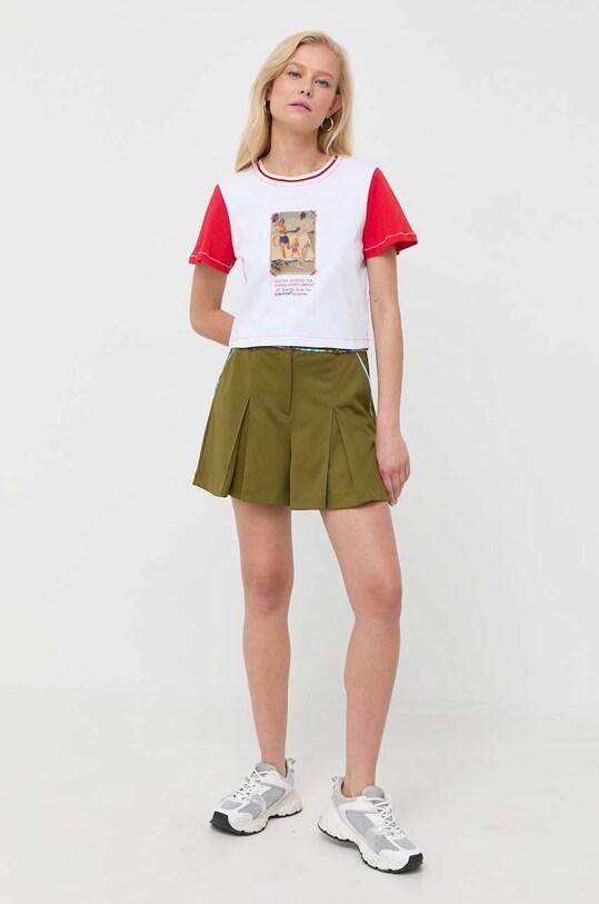 MAX&Co. pantaloni scurti Supermax x Superga C7840123 verde AW23