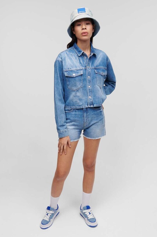 Джинсові шорти Karl Lagerfeld Jeans 235J1117 блакитний