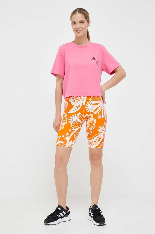 adidas rövidnadrág Farm IM2383 narancssárga AW23