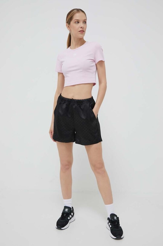 Къс панталон adidas Originals еластичен черен IJ6011