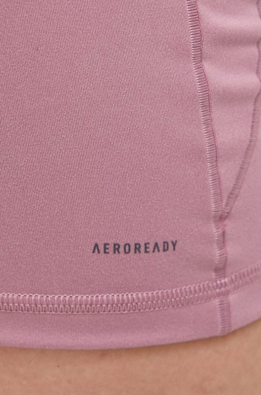 adidas Performance jóga rövidnadrág Studio IJ6843 rózsaszín