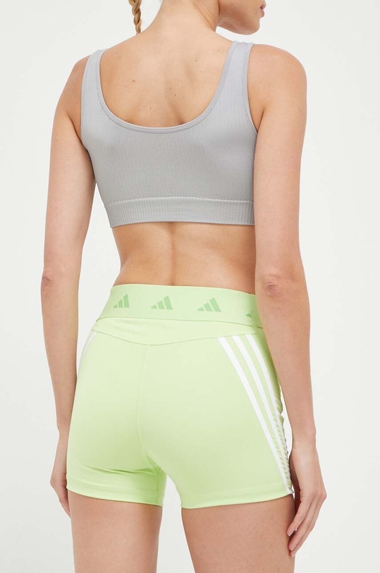 Îmbrăcăminte adidas Performance pantaloni scurți de antrenament Techfit Hyperglam HY4150 verde