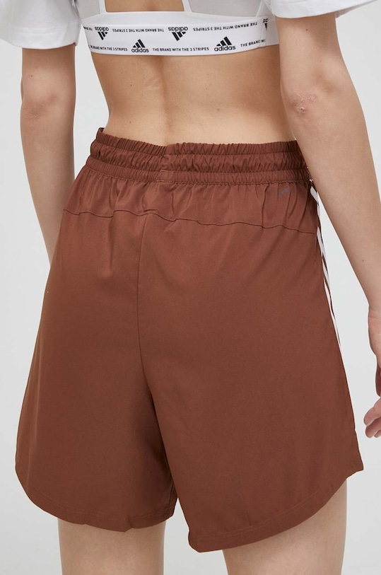 Odzież adidas Performance szorty treningowe Hyperglam 5 HZ5638 brązowy