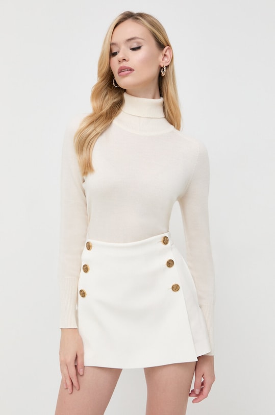 Шорты с примесью шерсти Red Valentino ткань бежевый 3R3RFJ35WBP