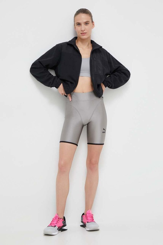 Puma szorty treningowe DARE TO 621431 szary AW23