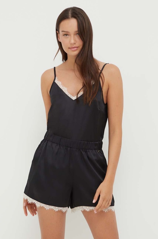 United Colors of Benetton szorty piżamowe 4KO139006.100 czarny AW23