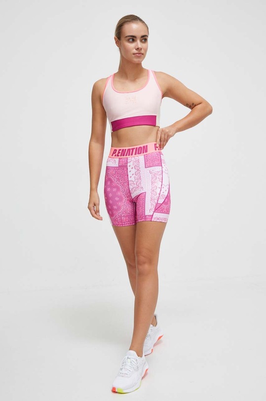 Kratke hlače za trening P.E Nation Norwood 233S188 roza AW23