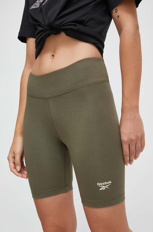 Reebok szorty z elastanem zielony 100037538