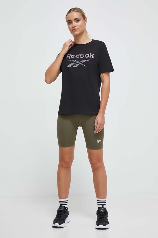 Reebok szorty 100037538 zielony AW23