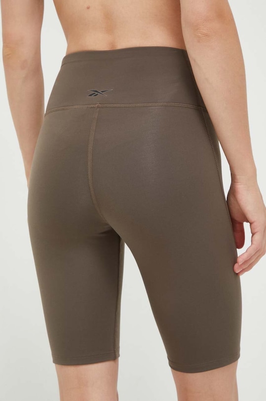 Reebok szorty treningowe Lux 100035650 zielony AW23