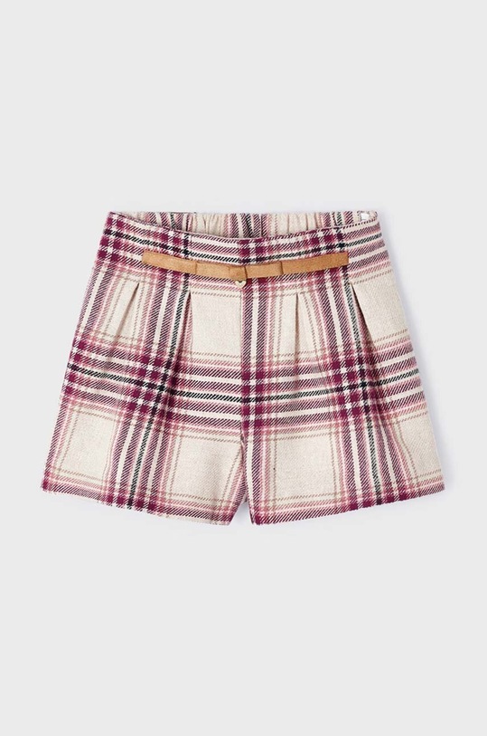 Mayoral szorty z domieszką wełny dziecięce casual fioletowy 4214.6C.Mini.9BYX