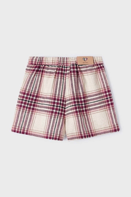Mayoral szorty z domieszką wełny dziecięce 4214.6C.Mini.9BYX fioletowy AW23