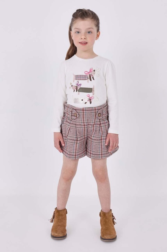 Mayoral szorty dziecięce casual fioletowy 4216.6H.Mini.9BYX