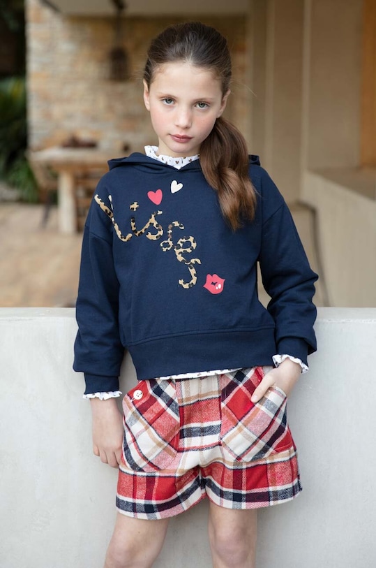 Дитячі шорти Mayoral візерунок червоний 7209.8E.Junior.9BYX