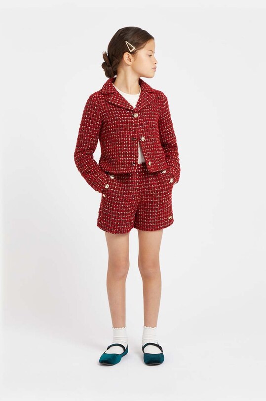 Дитячі шорти Guess візерунок червоний J3BD02.WFRF0.9BYX
