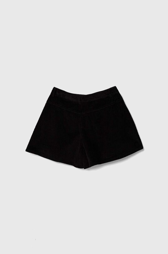 Detské menčestrové šortky United Colors of Benetton 46E6C901Z.G.SEASONAL čierna AW23