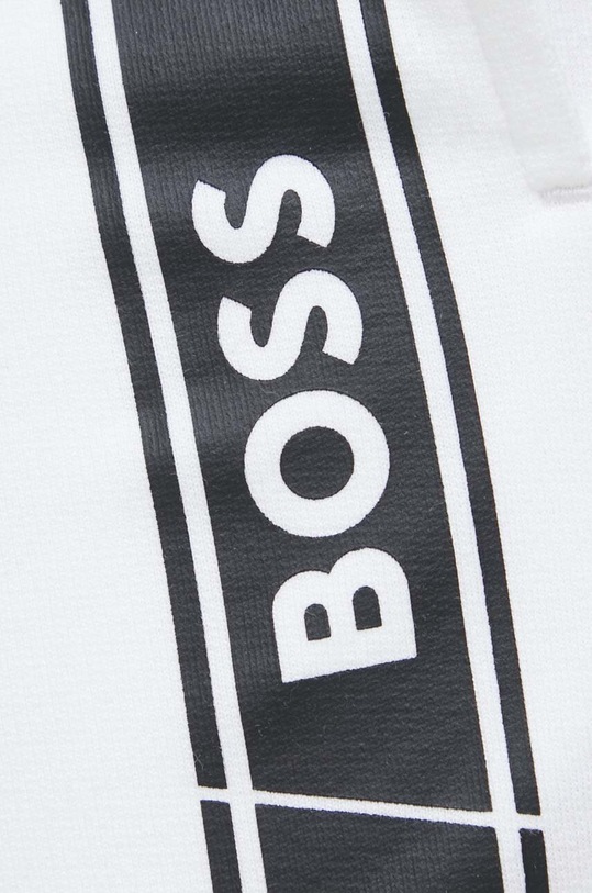 BOSS szorty bawełniane lounge biały 50496771