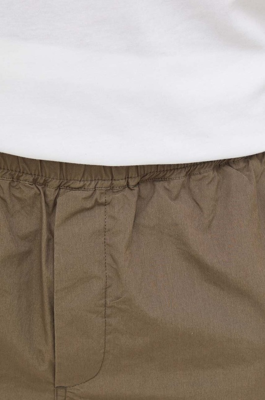 Pamučne kratke hlače Samsoe Samsoe Jabari zelena M23200071