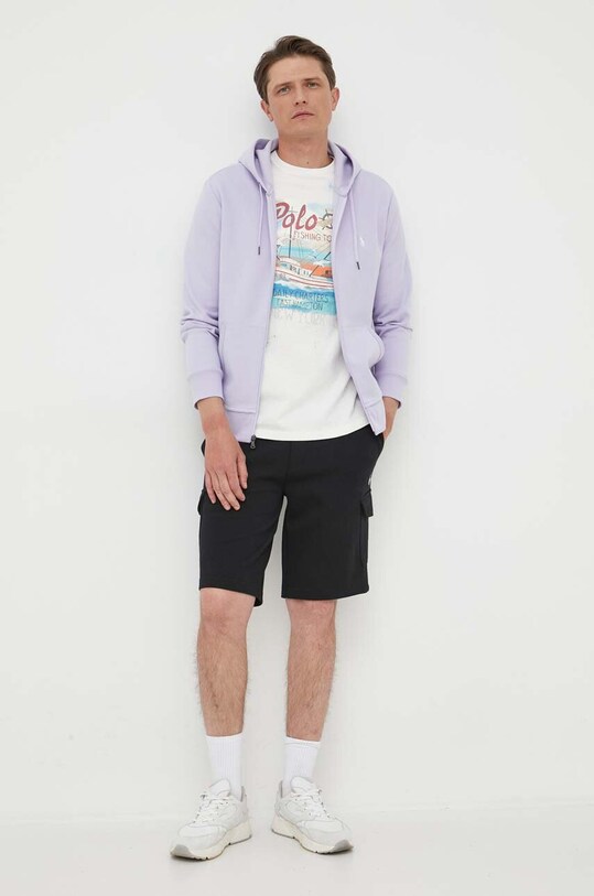 Σορτς Polo Ralph Lauren 710887289 μαύρο AW23