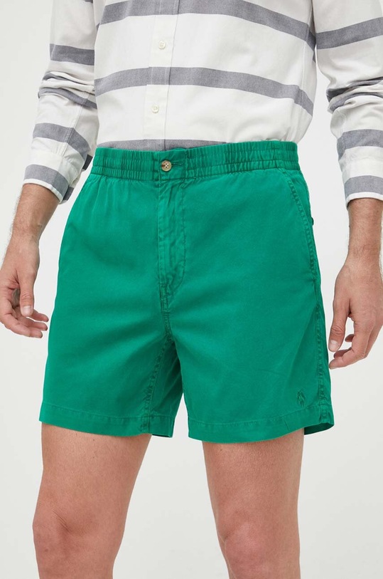 Bavlněné šortky Polo Ralph Lauren látka zelená 710910704