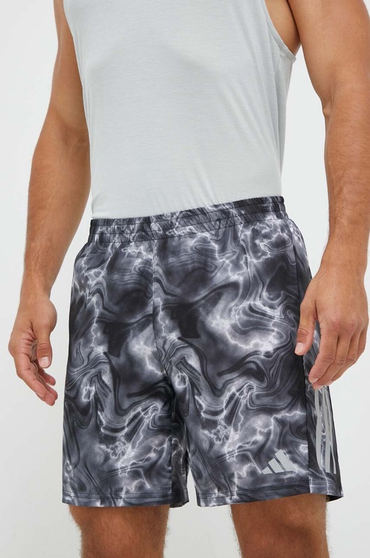 adidas Performance szorty do biegania Own the Run tkanina szary IB6395