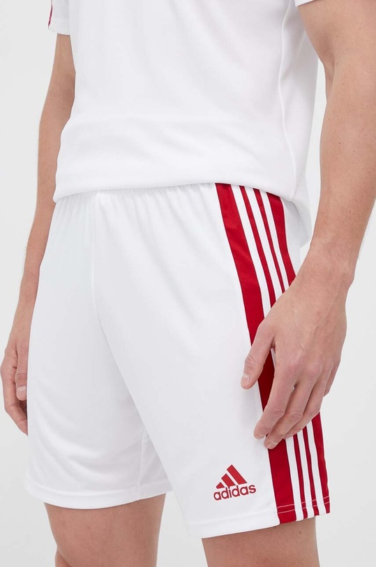 adidas Performance pantaloni scurți de antrenament Squadra 21 tricotaj alb GN5770