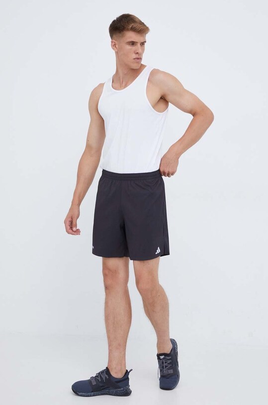 adidas Performance pantaloni scurți de alergare Designed for Running HZ4440 negru AW23