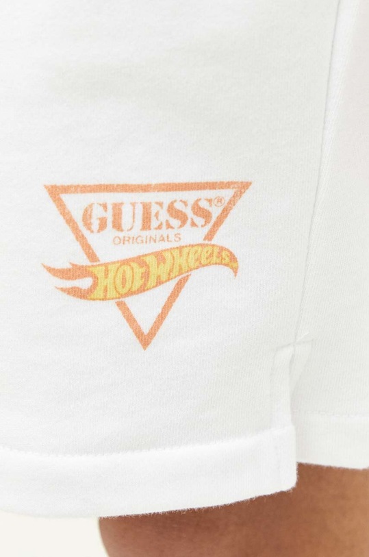 Kraťasy Guess Originals x Hot Wheels bílá M3YD22KBRL1