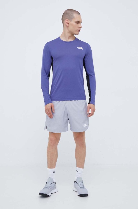 The North Face szorty treningowe NF0A3O1BDYX1 szary AW23