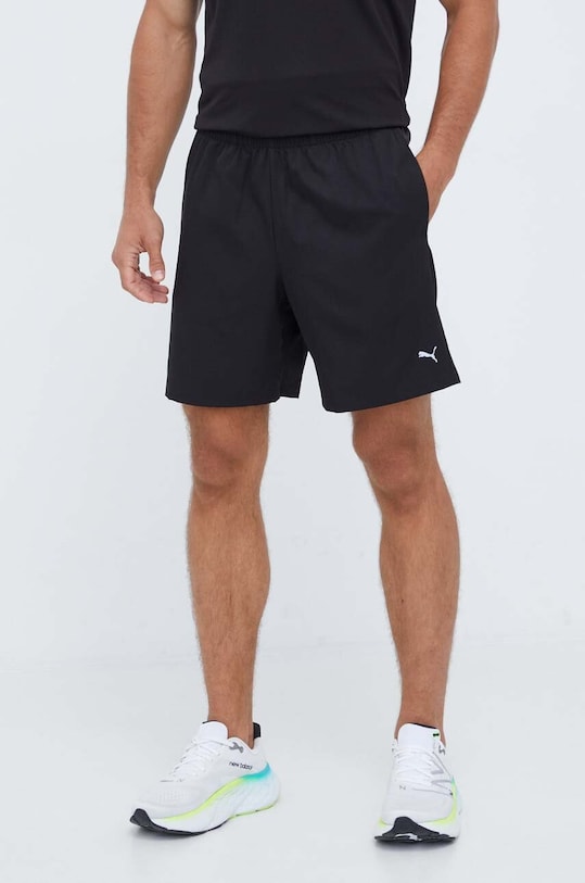 Puma pantaloni scurți de antrenament Performance panza negru 520318