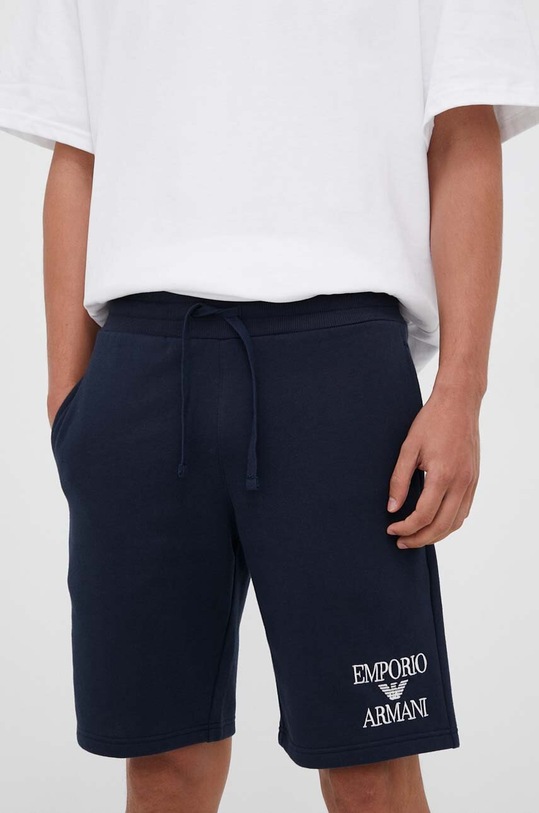 Šortky Emporio Armani Underwear s elastanom tmavomodrá 111004.3F571