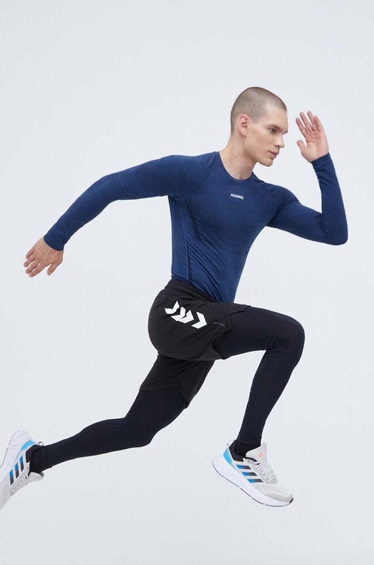 Σορτς προπόνησης Hummel Topaz 2-pack 214977 σκούρο μπλε AW23