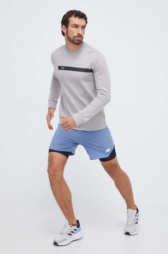 New Balance pantaloni scurți de alergare MS33282MYL albastru AW23