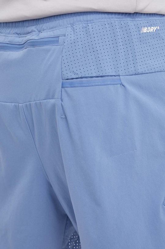 New Balance szorty do biegania niebieski MS33282MYL