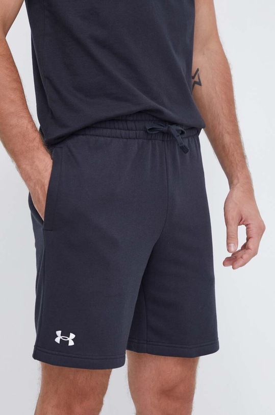 Σορτς Under Armour πλεκτό ύφασμα μαύρο 1379779