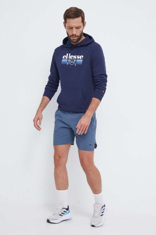 Reebok pantaloni scurți de antrenament Strength 3.0 100070841 albastru AW23