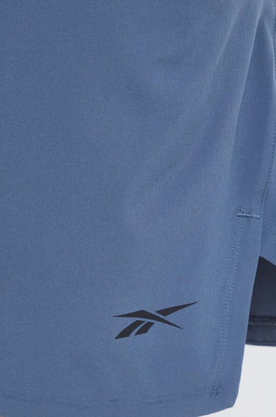 Reebok pantaloni scurți de antrenament Strength 3.0 albastru 100070841